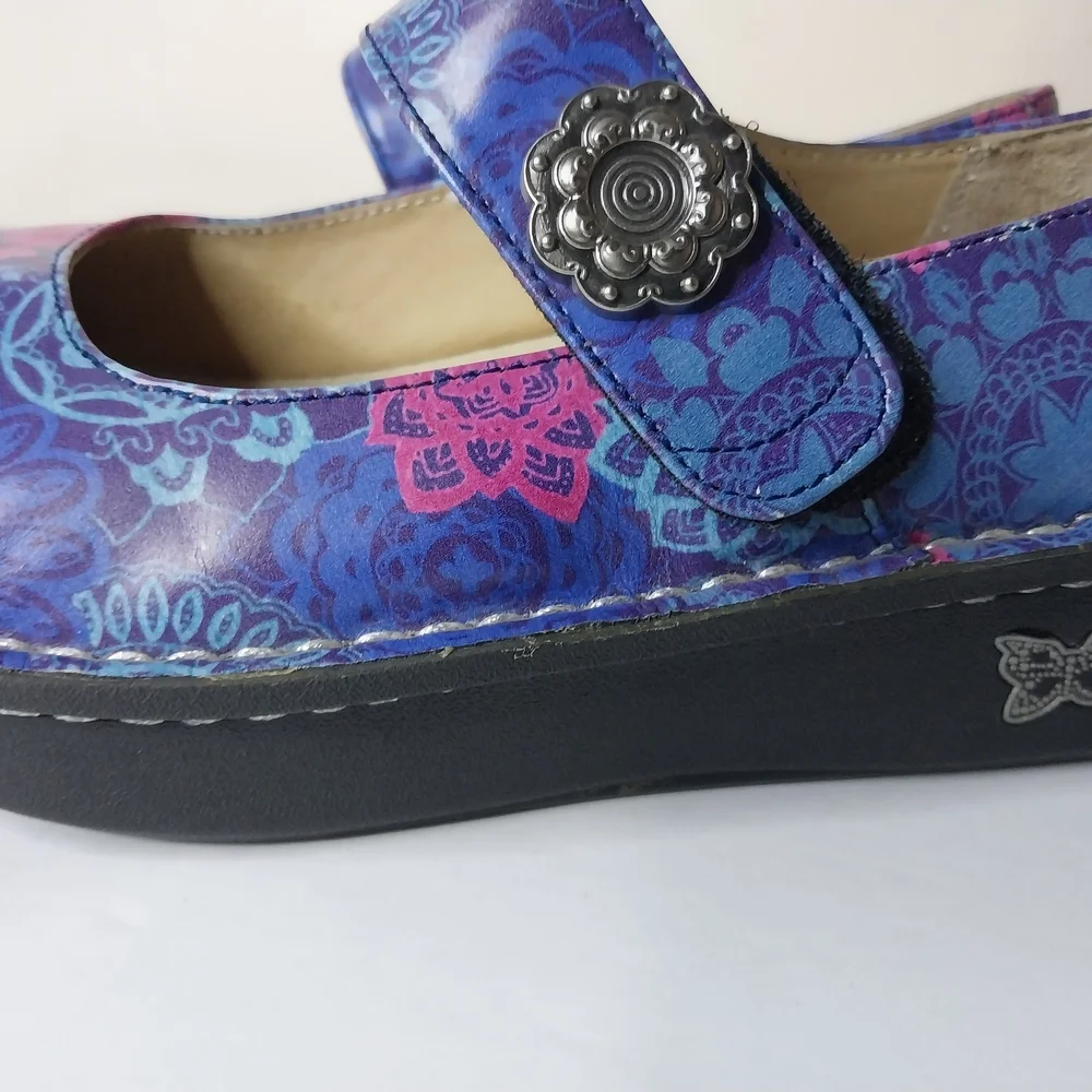 ALEGRIA Clogs Shoes Size 3 Girls Leather Upper